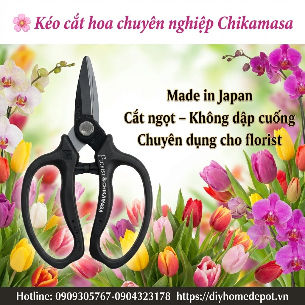 Kéo cắt hoa Chikamasa MFN-80 (thay thế MF-8000)
