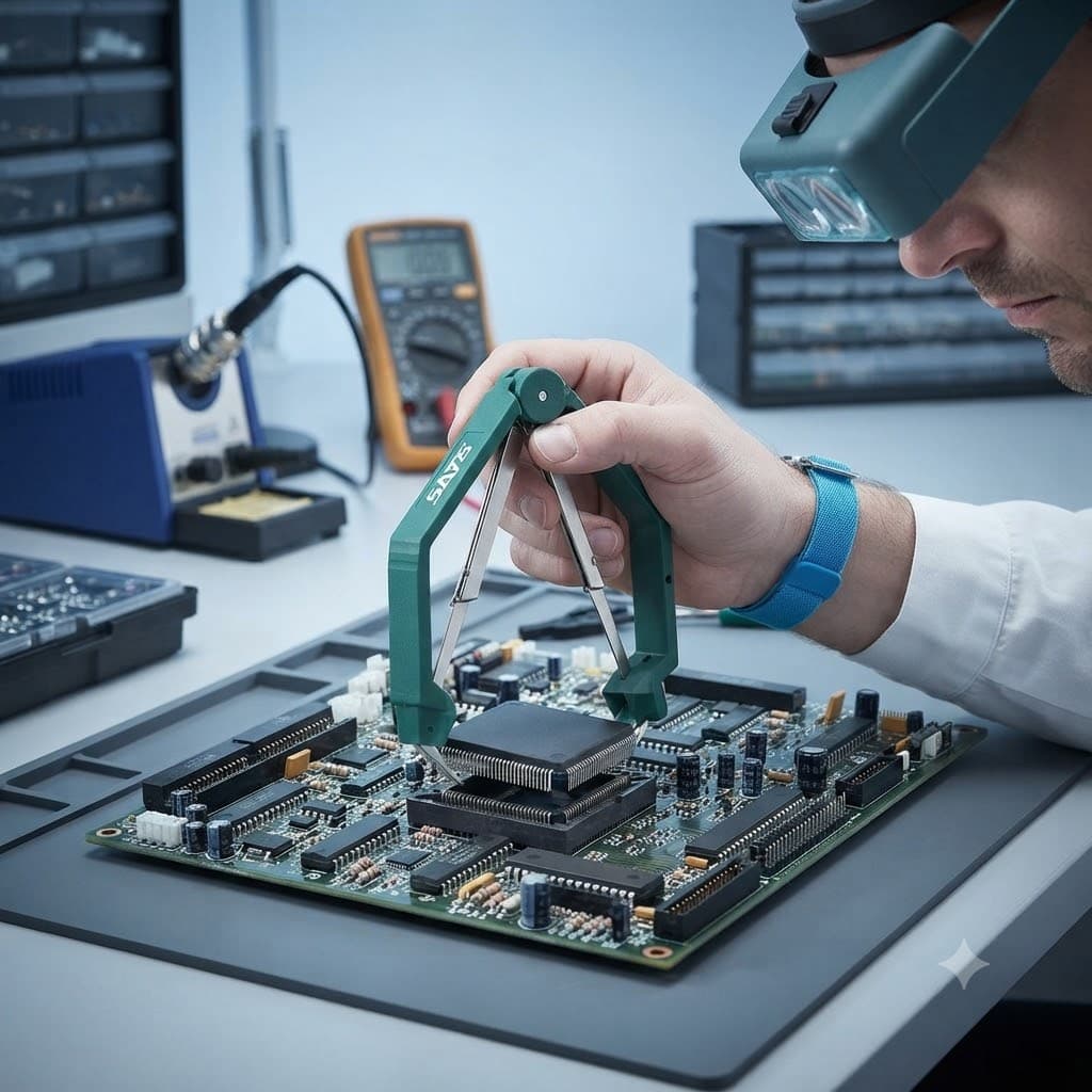Kẹp Gắp Dạng Chữ V Tháo Chip IC PLCC SATA SC3107 (03107) - Chính Hãng, Chuẩn Xác