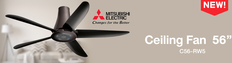 Quạt trần 5 cánh Mitsubishi C56-RW5