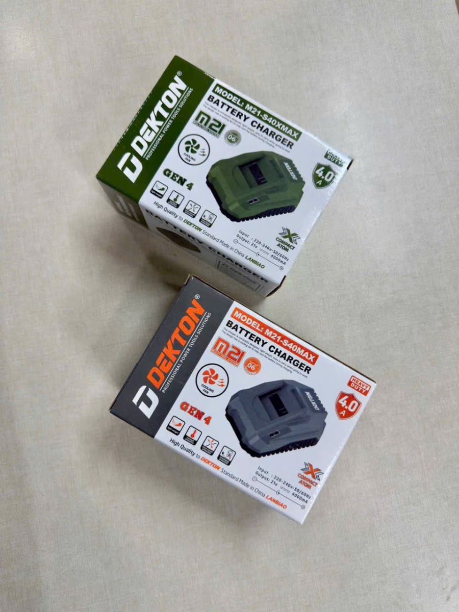 Sạc Nhanh 21V Dekton M21-S40MAX (4.0Ah)