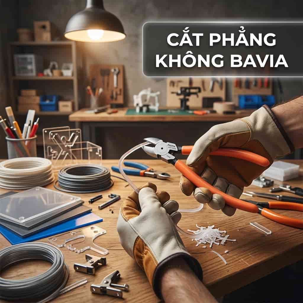 Kìm Fujiya APN-185FS cắt cuống nhựa sát bề mặt
