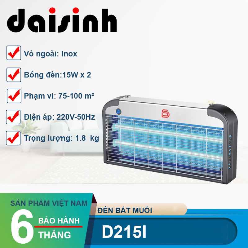 Đèn bắt muỗi Đại Sinh D215I