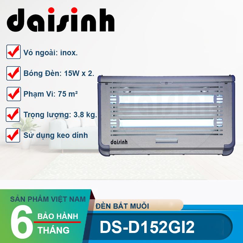 Đèn diệt côn trùng Đại Sinh DS-D152GI2