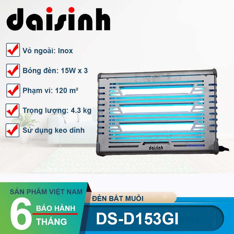 Đèn diệt côn trùng Đại Sinh DS-D153GI