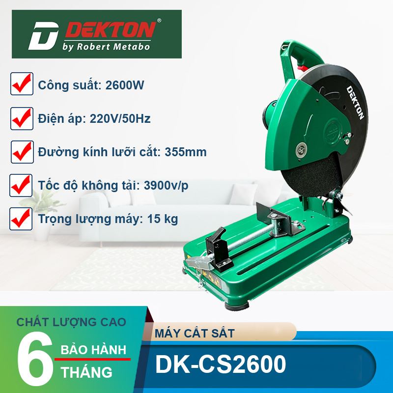 Máy Cắt Sắt Dekton DK-CS2600