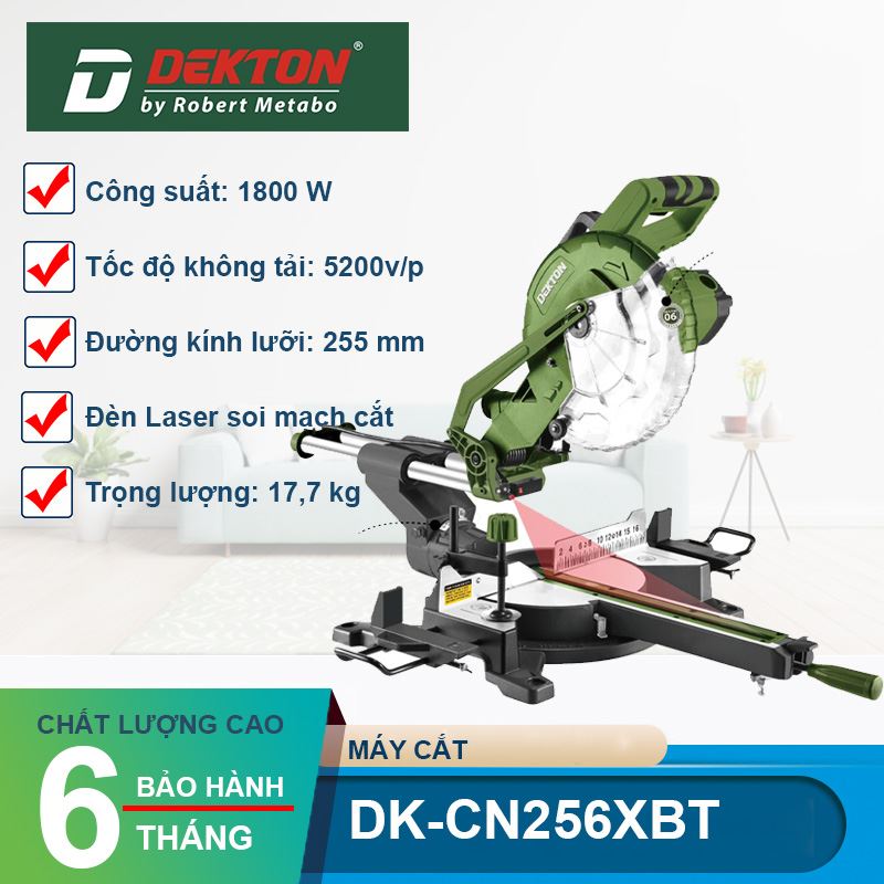 Máy cắt trượt Dekton DK-CN256XBT