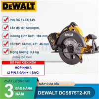 Máy cưa gỗ dùng pin Dewalt DCS575T2-KR
