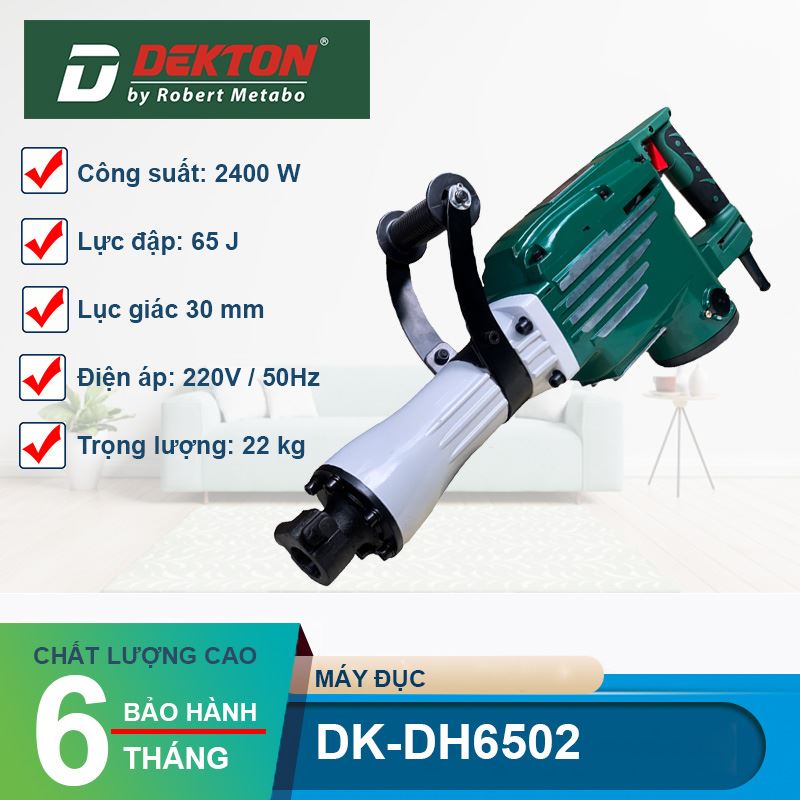 Máy Đục Bê Tông Dekton DK-DH6502
