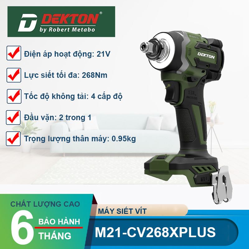 Máy Siết Vít Dekton M21-CV268XPLUS 21V