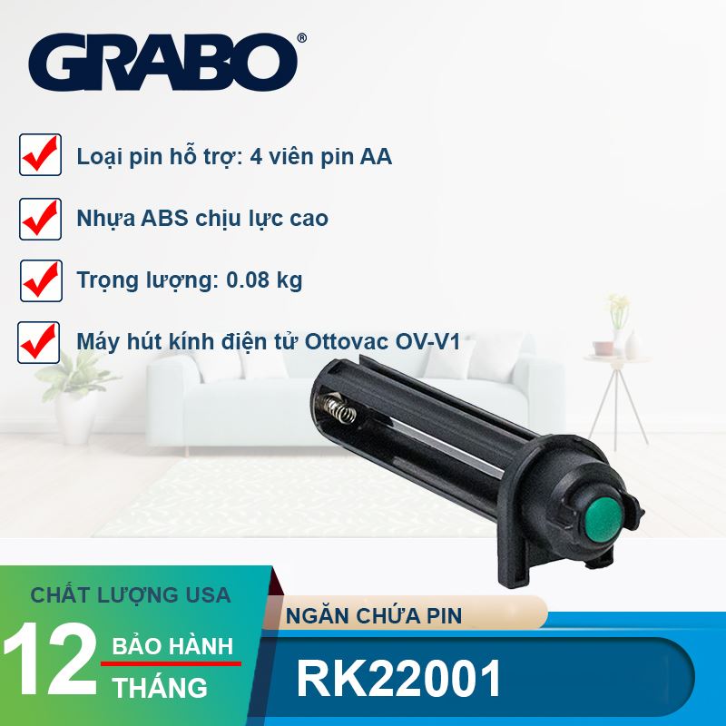 Ngăn chứa pin AA Ottovac RK22001
