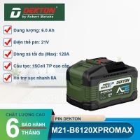 Pin 21V 6.0Ah Dekton M21-B6120XPROMAX