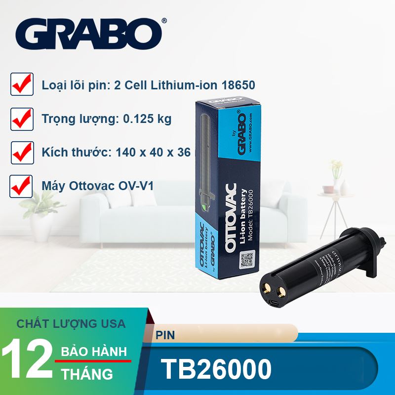Pin lithium-ion Ottovac TB26000