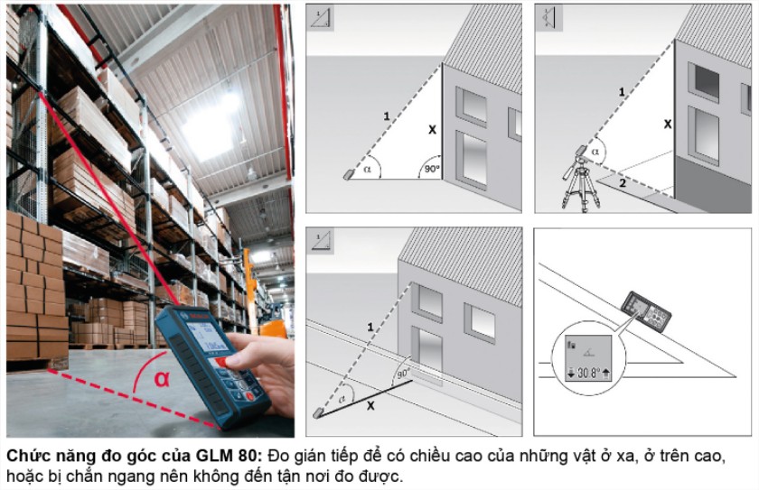 Máy đo Bosch GLM 7000 - Sự lựa chọn hàng đầu của người dùng chuyên nghiệp