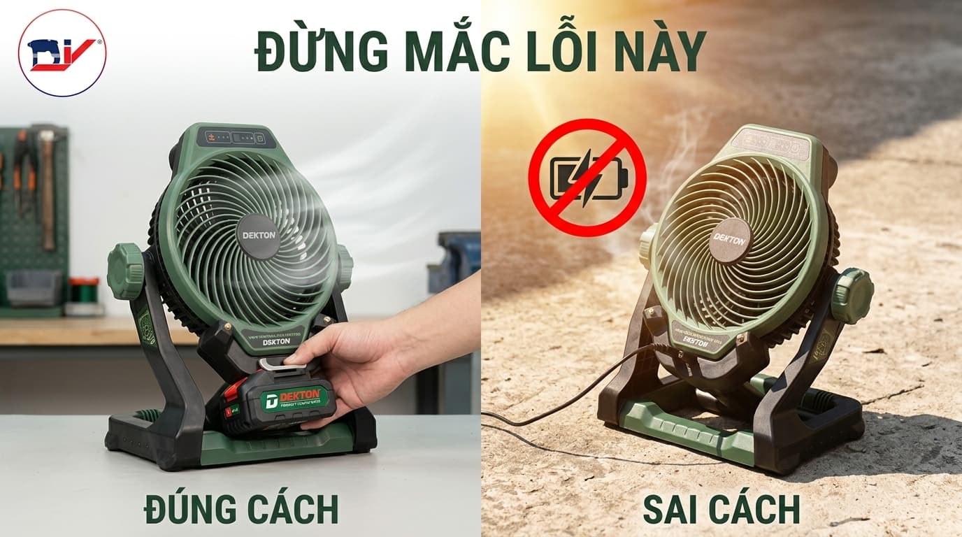 Những thói quen tưởng như vô hại có thể làm giảm tuổi thọ quạt pin nhanh hơn bạn nghĩ.