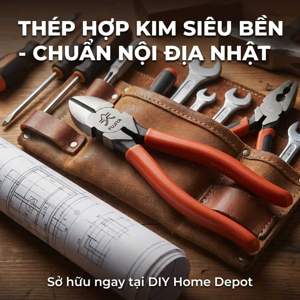Kìm Cắt Fujiya AKN-175 Nhật Bản - Độ Bén Vượt Trội, Bền Bỉ Theo Thời Gian