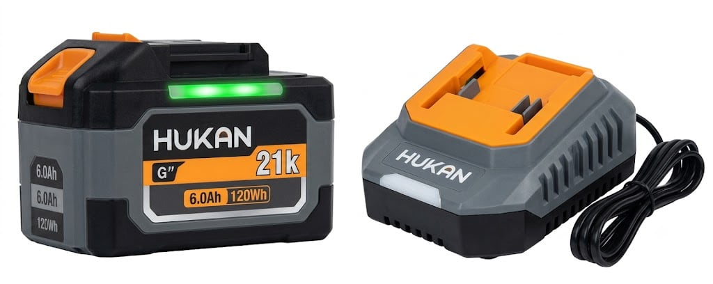 Combo Pin Hukan 15 Cells (6.0Ah) & Sạc Nhanh 1.5A (Gen 1) G1-CBP6015 - Năng Lượng Đỉnh Cao