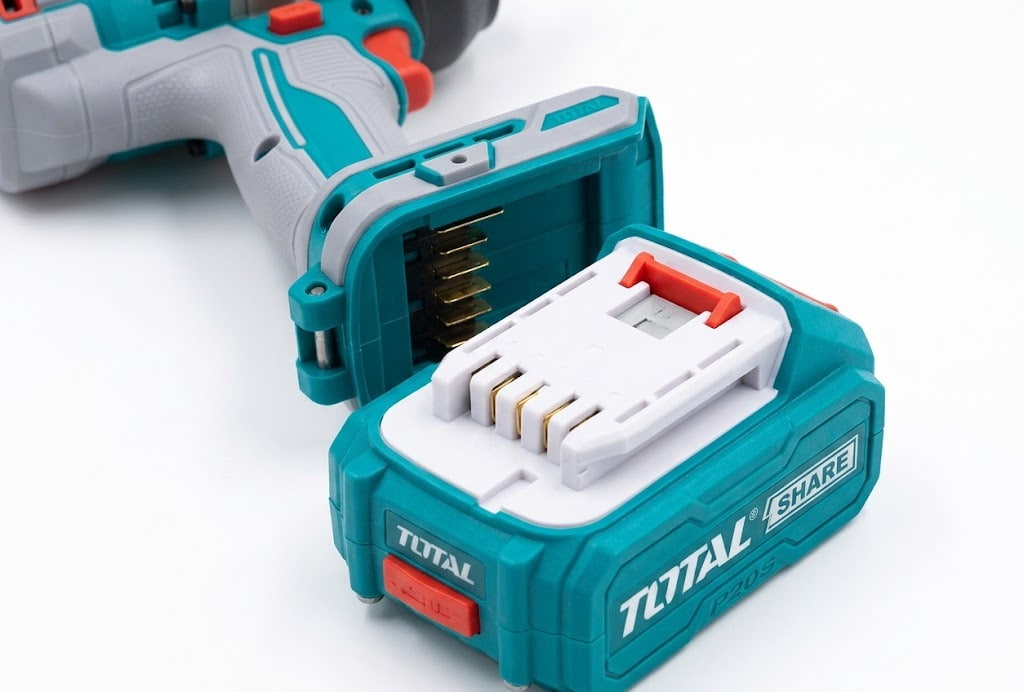 Máy Siết Bulong Dùng Pin 20V Total TIWLI20100 - Lực Siết 1000N.m, Động Cơ Không Chổi Than