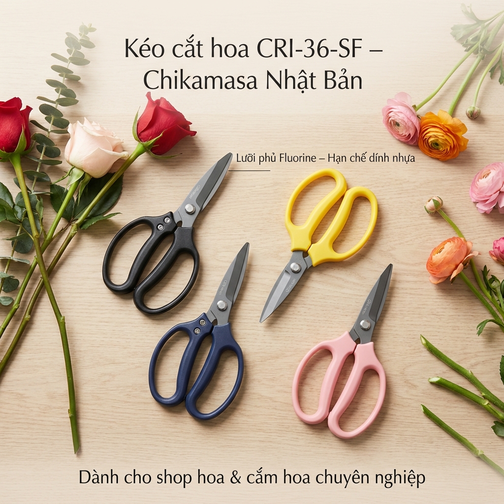 Kéo cắt hoa Chikamasa CRI-360