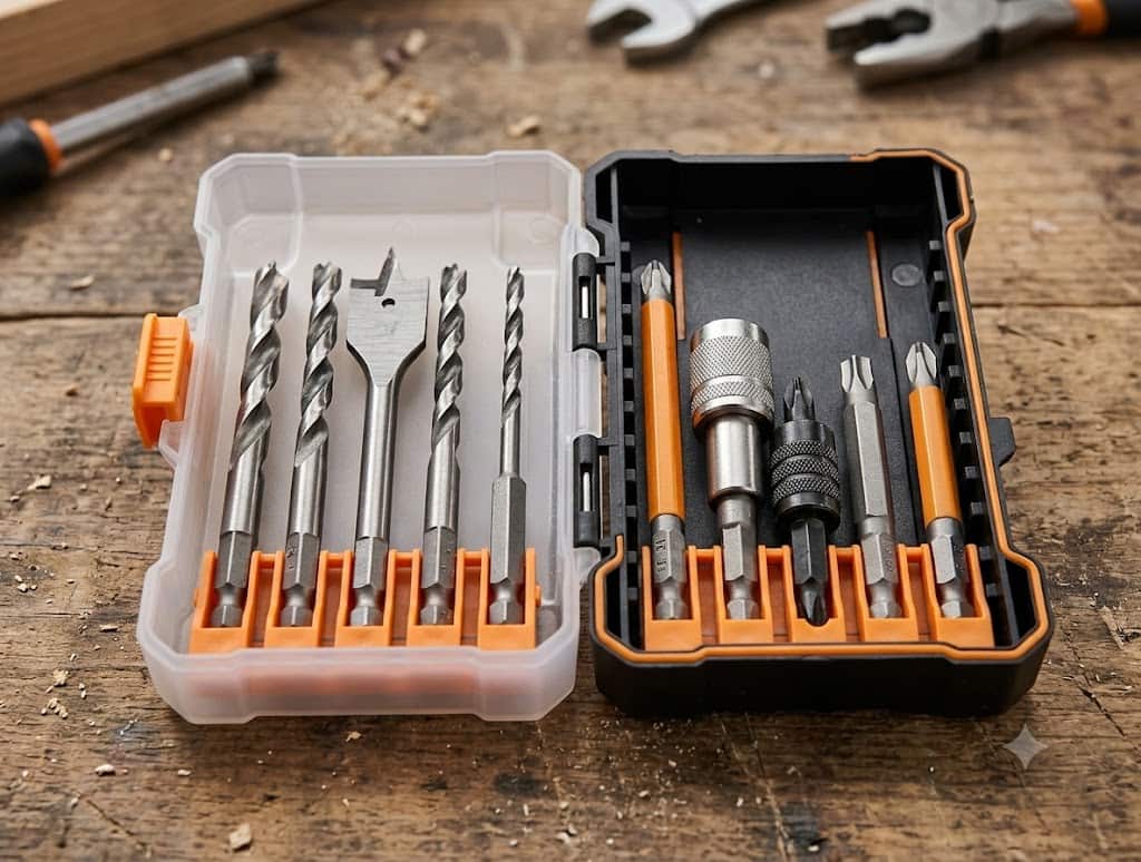 Bộ Phụ Kiện Mũi Khoan/Vít Đa Năng Hukan G1-BPK10c - Chuyên Nghiệp, Sắc Bén