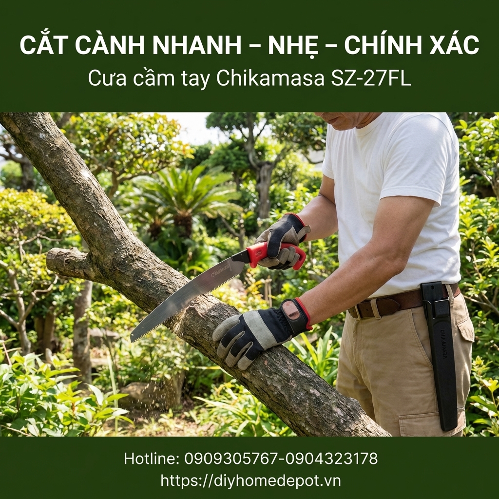 Cưa cầm tay SZ-27FL Chikamasa chính hãng, giá tốt