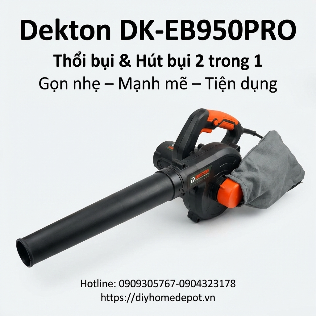 Máy thổi bụi và hút bụi Dekton DK-EB950PRO Chính Hãng, Giá Tốt | DIYHomedepot