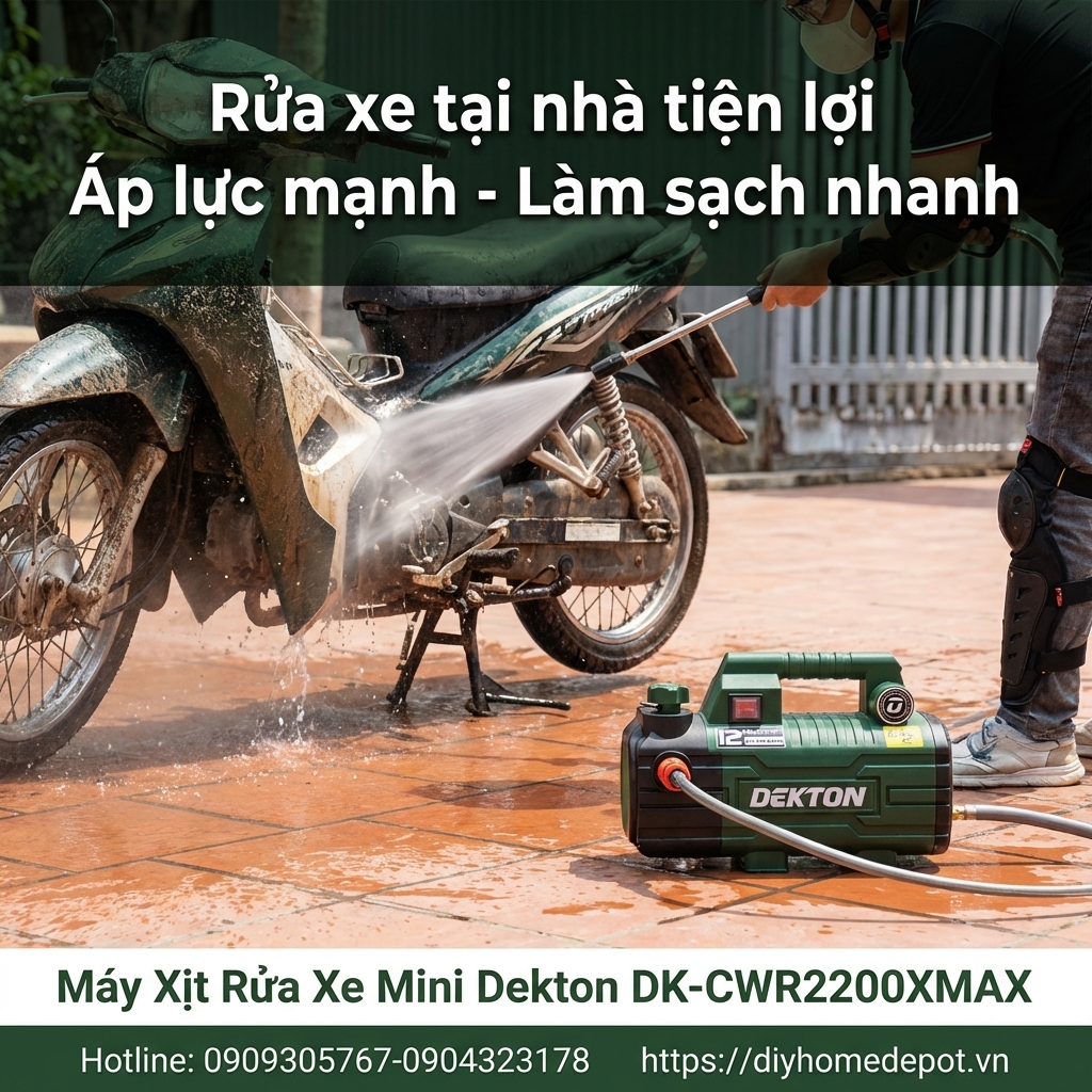 Máy rửa xe bao nhiêu tiền? Bảng giá mới nhất và kinh nghiệm chọn mua