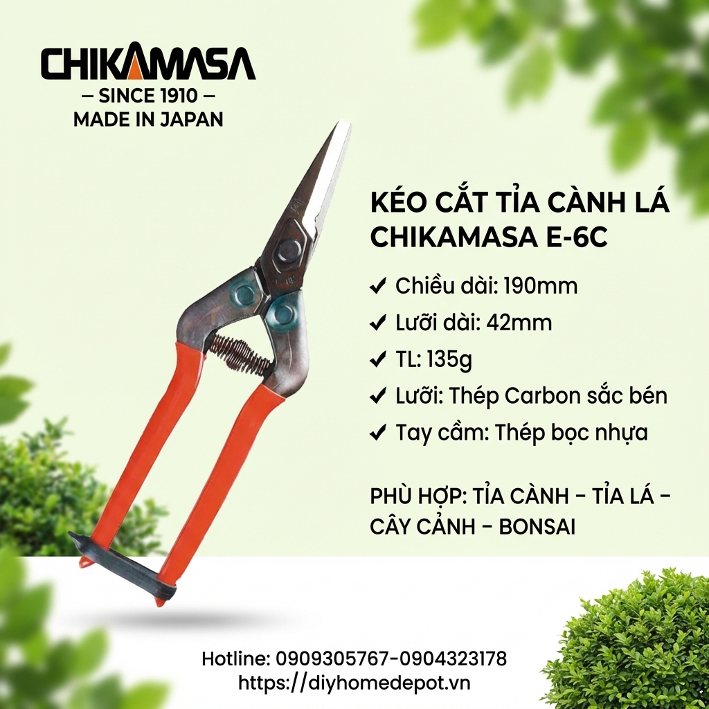 Kéo tỉa cành Chikamasa E-6C