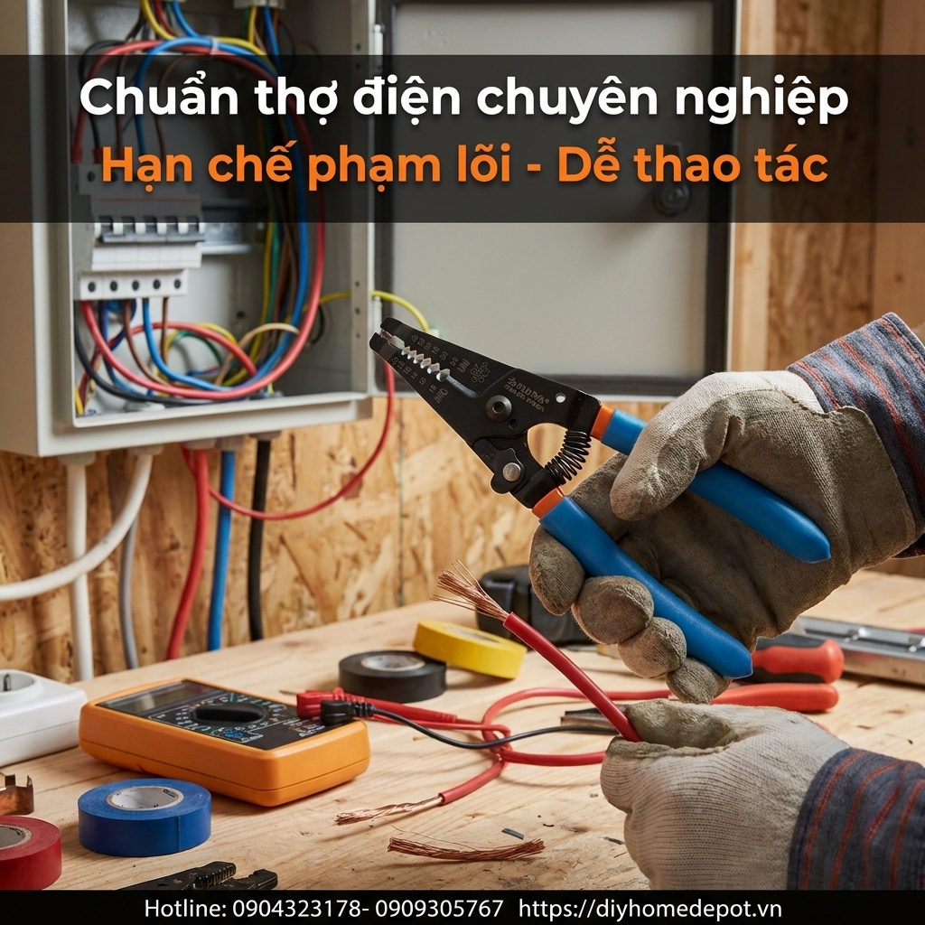 Kìm tuốt dây Fujiya chính hãng, giá tốt tại DIY Home Depot