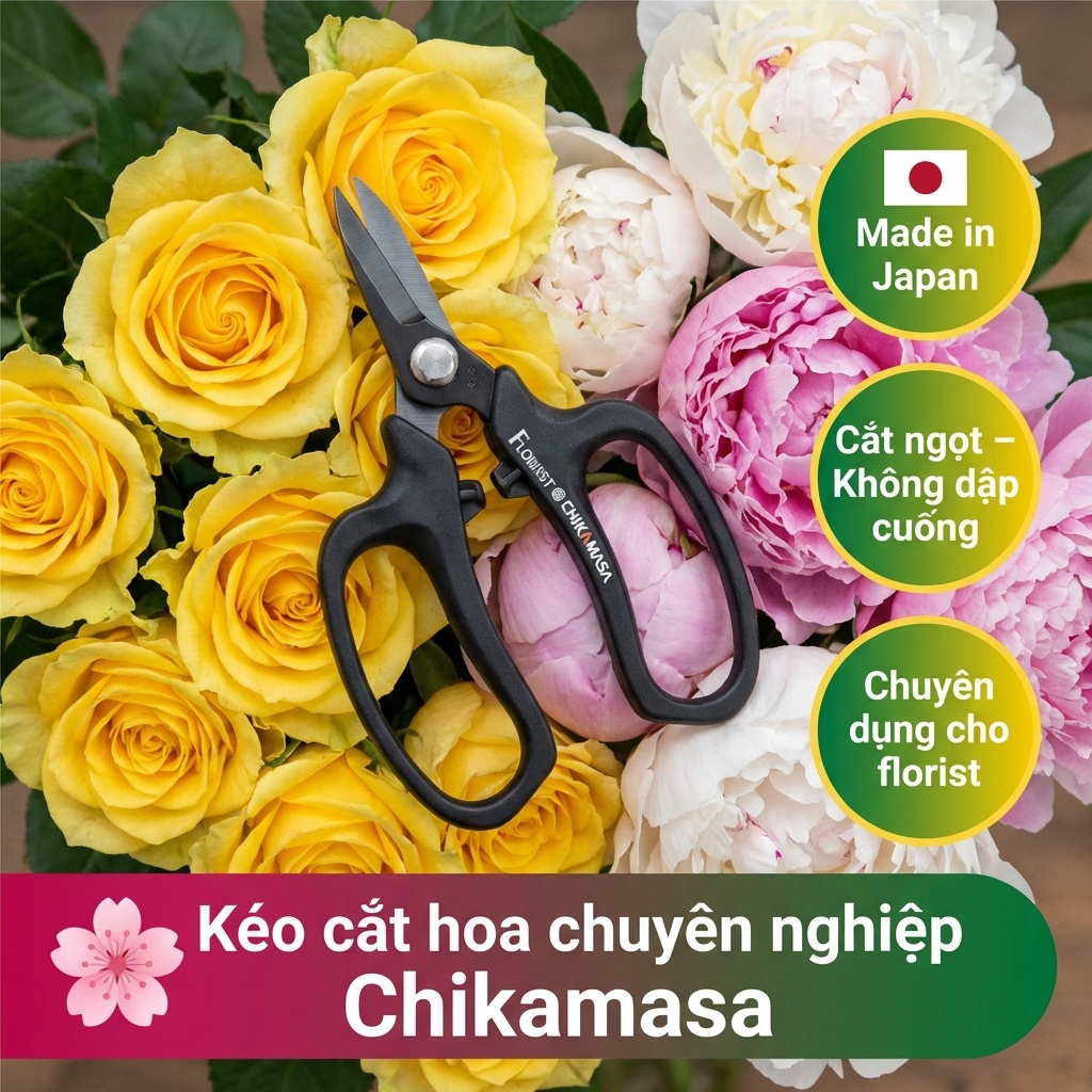 Kéo Cắt Hoa Là Gì? Cách Chọn Kéo Cắt Hoa Tốt, Sắc Bén