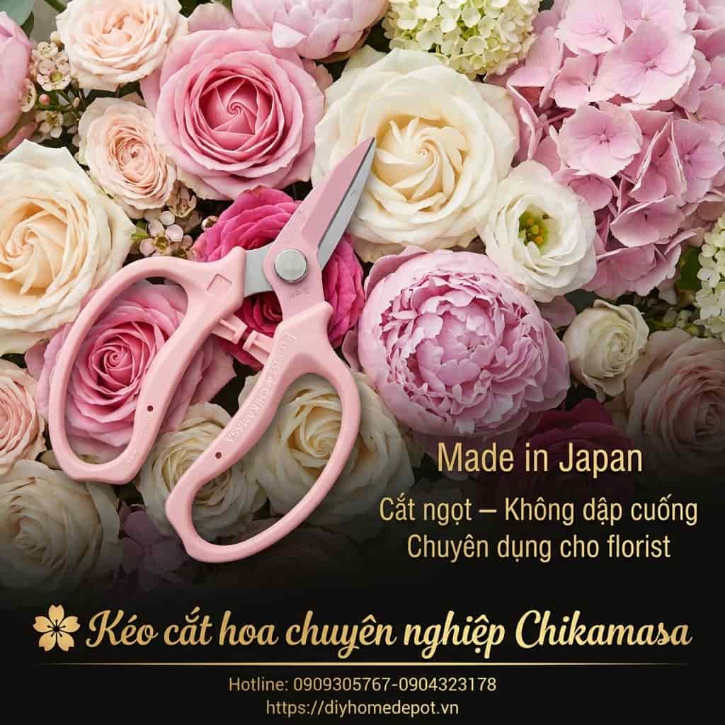 Kéo Cắt Hoa Chikamasa MFN-80 Chính Hãng Nhật Bản - Dụng Cụ Chuyên Nghiệp, Giá Tốt Tại DIY Home Depot