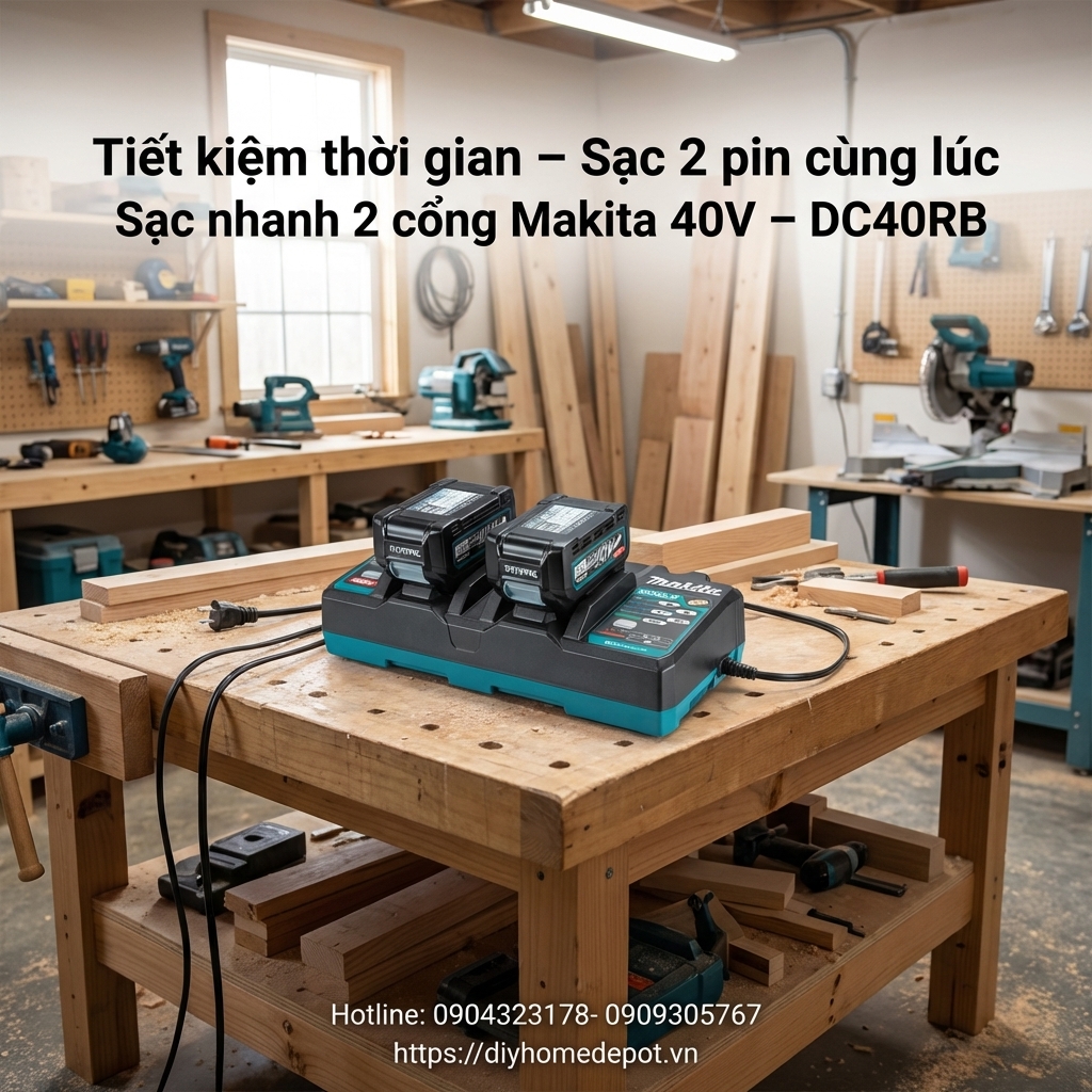 Sạc pin Lithium-ion cho dụng cụ điện: Những sai lầm phổ biến cần tránh