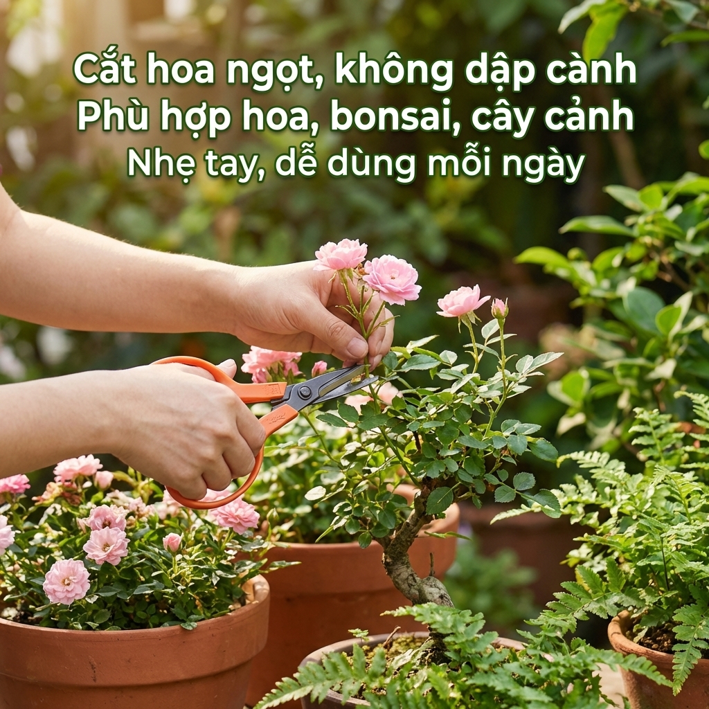Kéo cắt hoa Chikamasa NS-155E