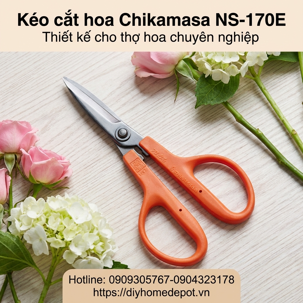 Kéo cắt hoa Chikamasa NS-170E