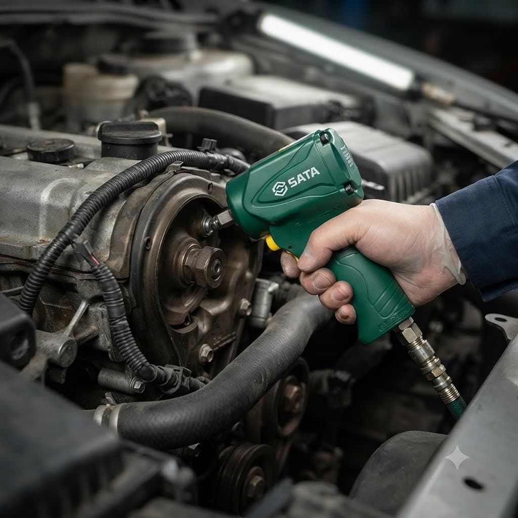 Súng Siết Bu Lông Khí Nén 3/8 SATA SC02123 - Nhỏ Gọn, Mạnh Mẽ, Chuyên Nghiệp