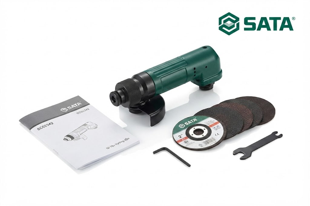 Máy Cắt Khí Nén 2 Inch SATA SC02542 - Nhỏ Gọn, Cắt Nhanh & Chính Hãng