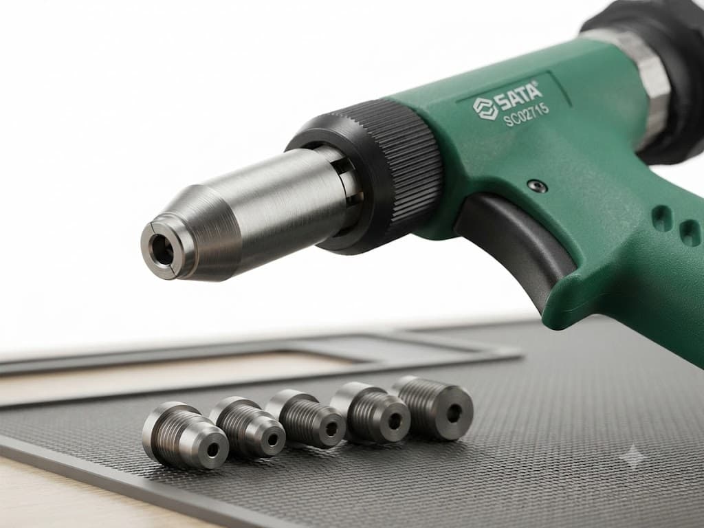 Súng Rút Rive Khí Nén 4.8mm SATA SC02715 - Chính Hãng, Lực Kéo Khỏe & Bền Bỉ