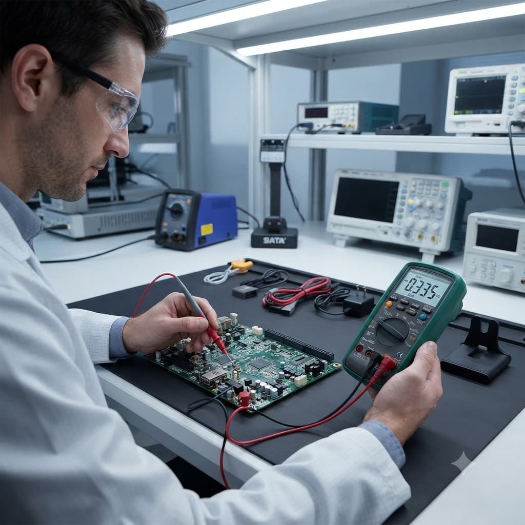 Đồng Hồ Vạn Năng True RMS Thông Minh 10A SATA SC03075 - Đo Chính Xác Cao, Chính Hãng