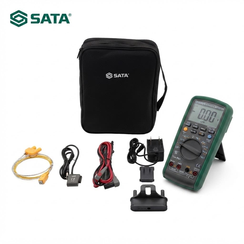 Đồng Hồ Vạn Năng True RMS Thông Minh 10A SATA SC03075 - Đo Chính Xác Cao, Chính Hãng