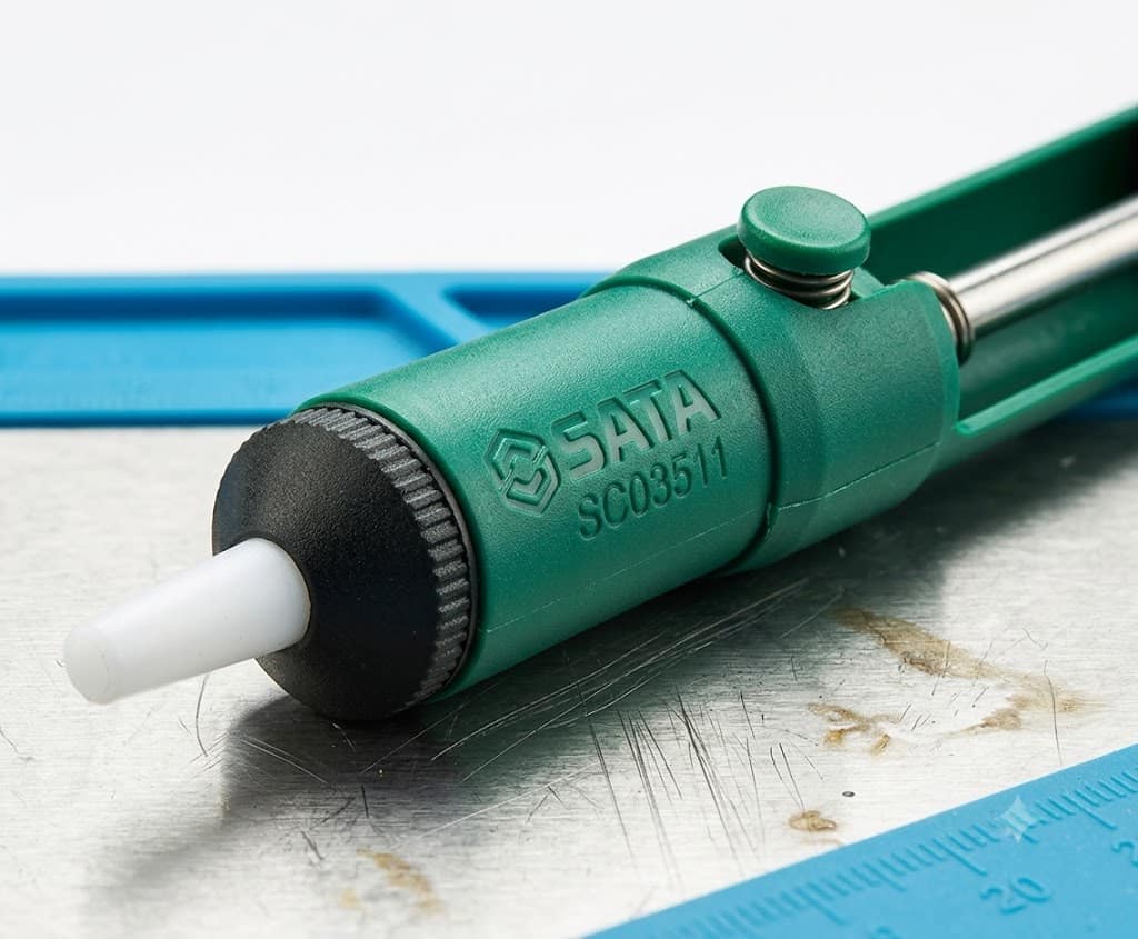 Dụng Cụ Hút Mối Hàn Cầm Tay Bằng Nhựa SATA SC03511 (03511) - Chính Hãng, Hút Thiếc Mạnh Mẽ