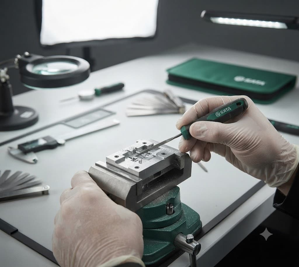 Bộ Dũa 17 Chi Tiết SATA SC03719 (03719) - Chính Hãng, Đa Năng, Cơ Khí Chính Xác