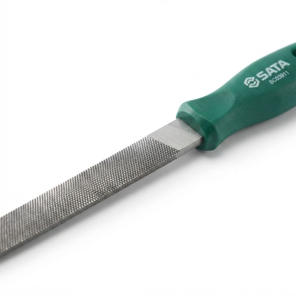 Dũa Kim Loại Dẹp Răng Thô 6 Inch SATA SC03911 (03911) - Chính Hãng, Ăn Phoi Cực Nhanh