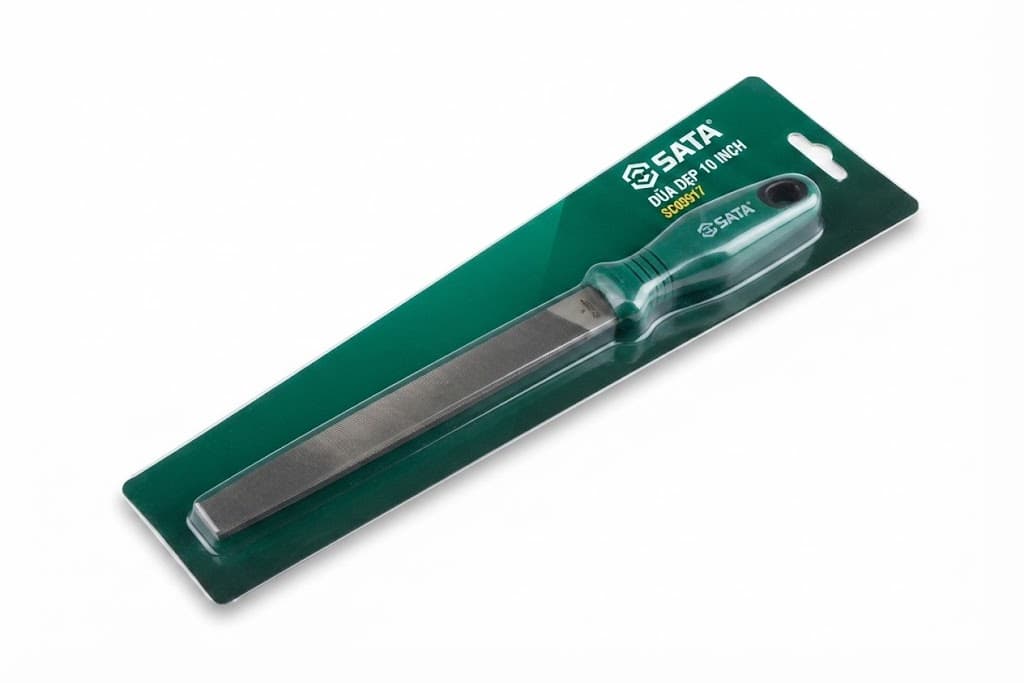 Dũa Kim Loại Dẹp 10 Inch SATA 365mm SC03917 (03917) - Chính Hãng, Thép Bền, Mài Phẳng Hiệu Suất Cao