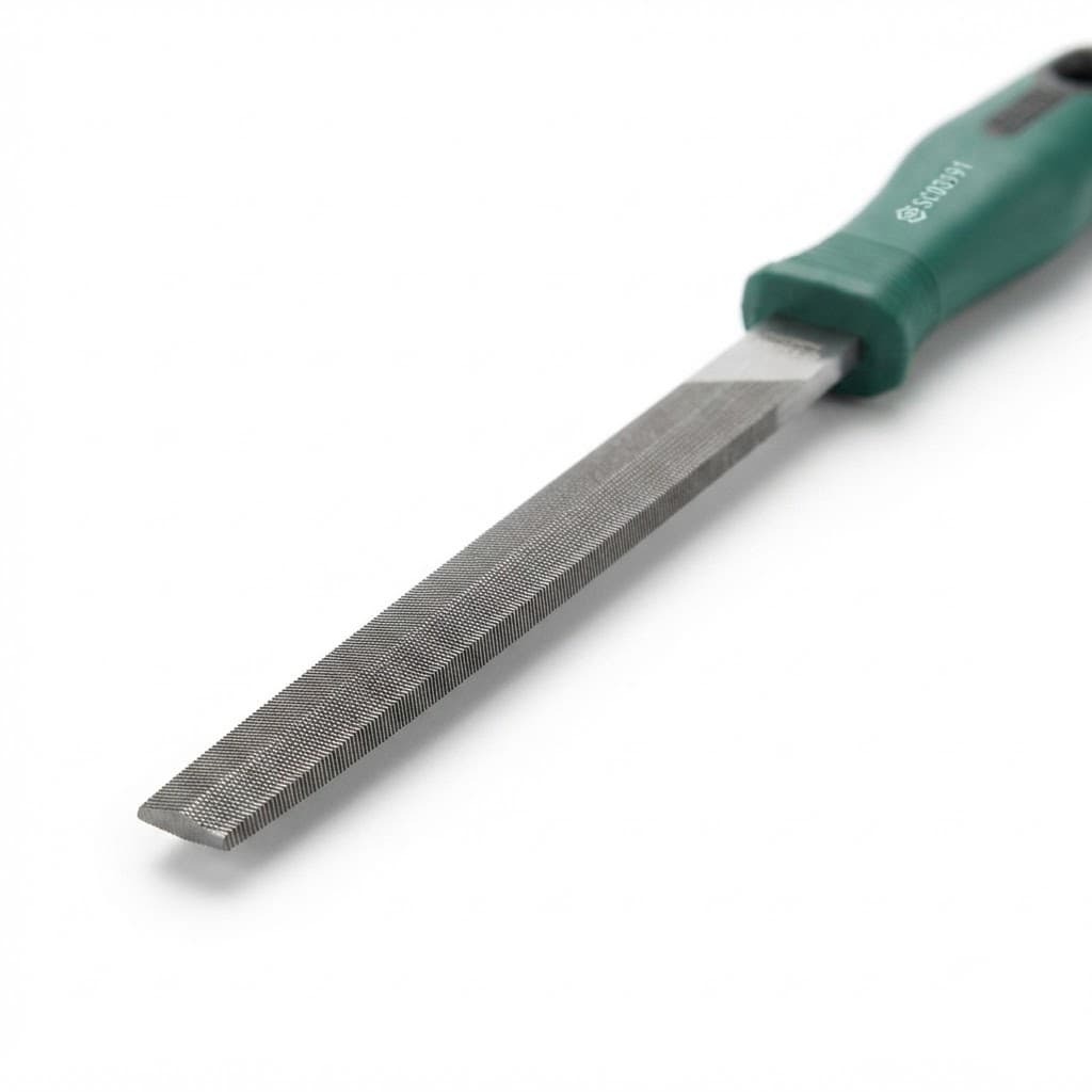 Dũa Tam Giác Răng Mịn 6 Inch SATA SC03991 (03991) - Chính Hãng, Thép Bền, Mài Góc Sắc Sảo