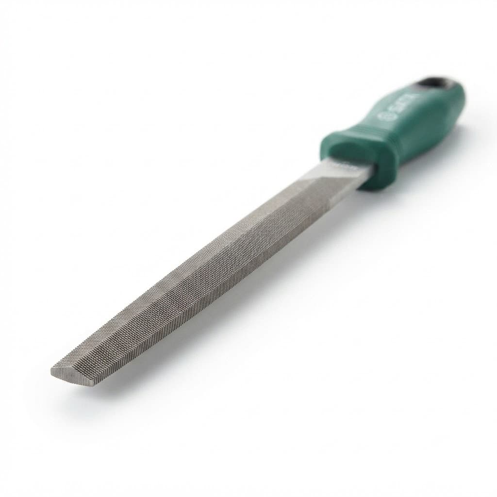 Dũa Tam Giác Răng Mịn 8 Inch SATA SC03992 (03992) - Chính Hãng, Thép Bền, Mài Góc Sắc Sảo
