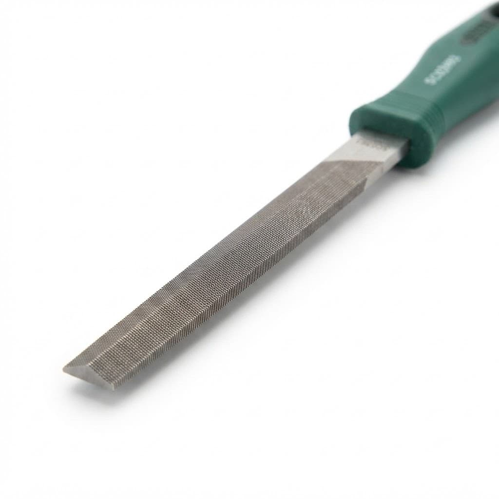 Dũa Tam Giác Răng Mịn 10 Inch SATA SC03993 (03993) - Chính Hãng, Thép Bền, Mài Góc Sắc Sảo