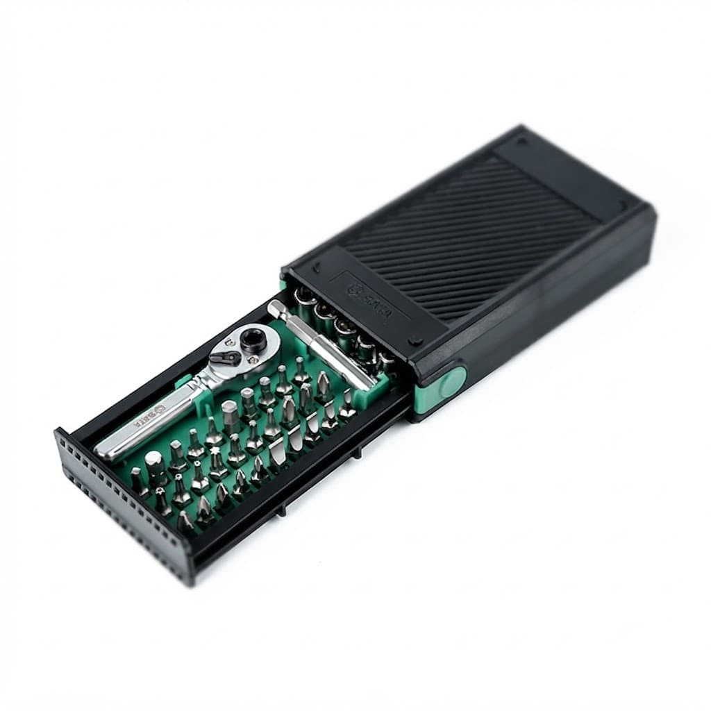 Bộ Tua Vít và Cần Siết Mini 37 Chi Tiết SATA SC05496A (05496A) - Chính Hãng, Nhỏ Gọn, Độ Chính Xác Cao