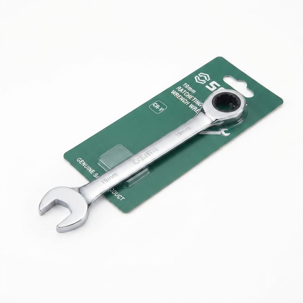 Cờ Lê Vòng Miệng 19mm SATA SC08007A - Chính Hãng, Thép Hợp Kim Cao Cấp, Độ Bền Công Nghiệp