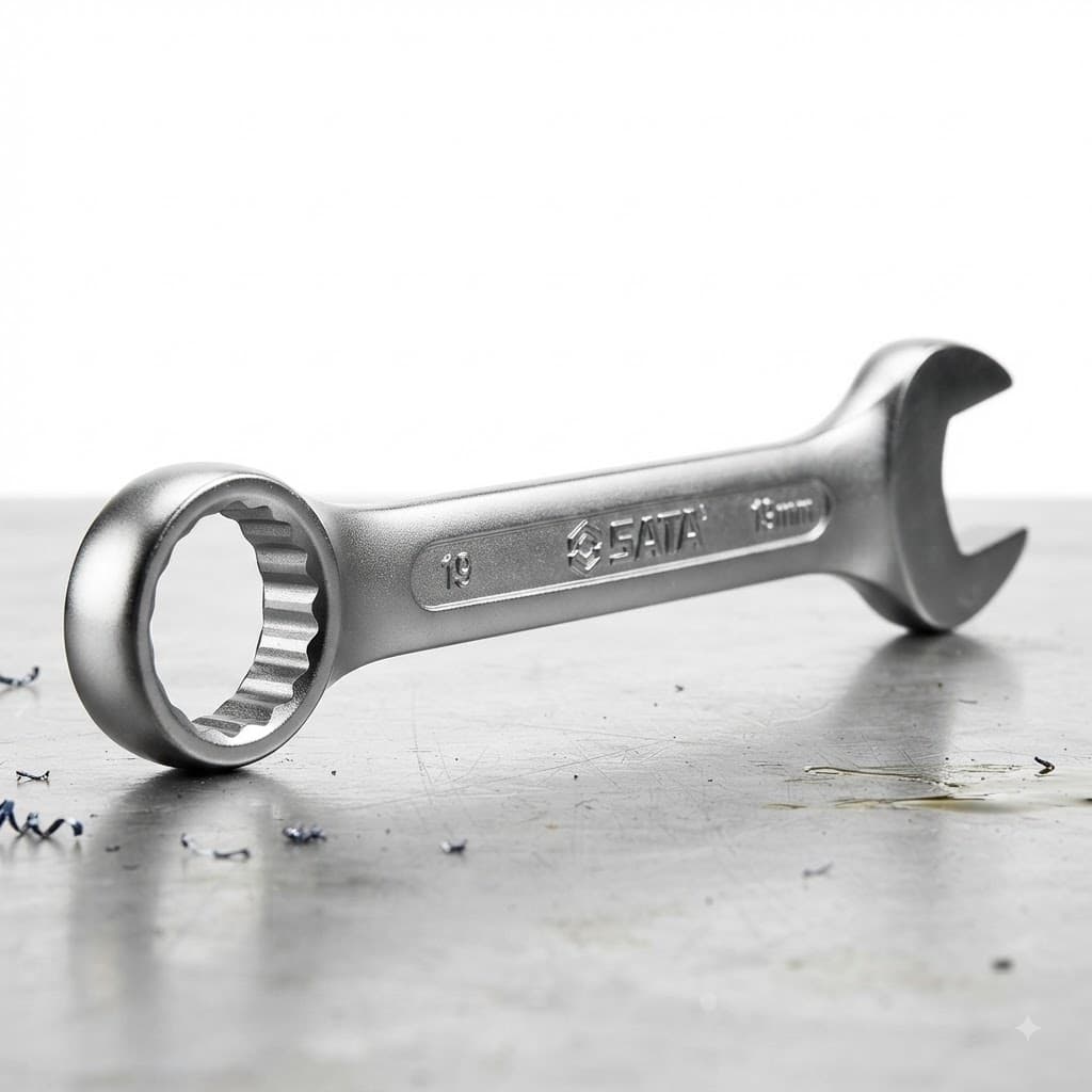 Bộ Cờ Lê Vòng Miệng Hệ Mét SATA SC09026 (09026) - Chính Hãng, 14 Chi Tiết, Thép Cr-V Bền Bỉ