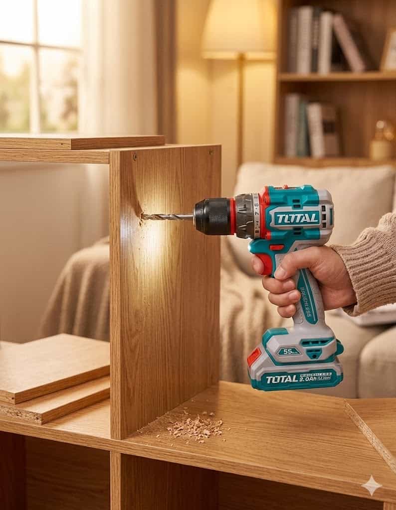 Máy Khoan Pin 20V Total TDLI205582 - Động Cơ Không Chổi Than, Đa Năng, Chính Hãng