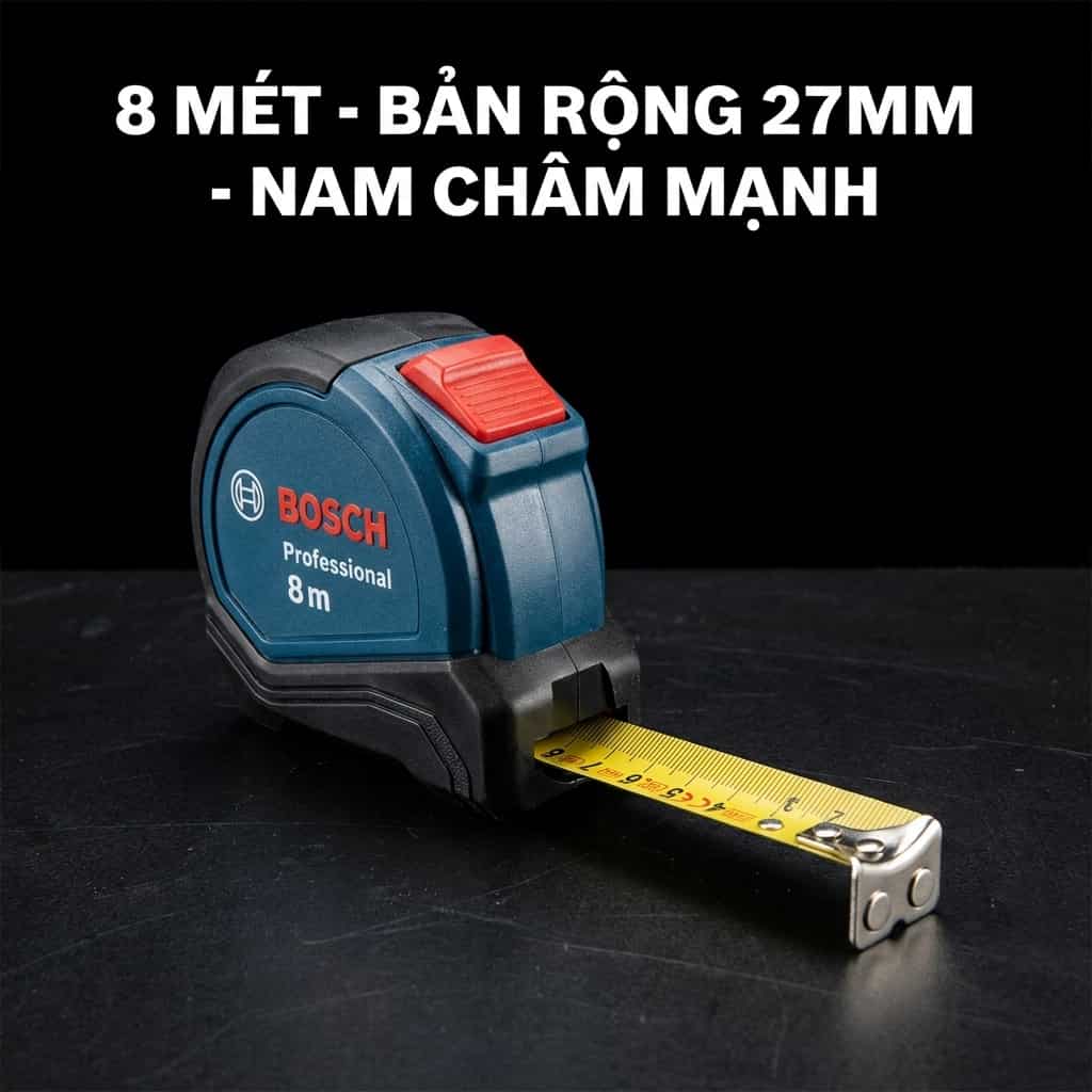 Thuoc cuon 8m Bosch 1600A01V3S chinh hang